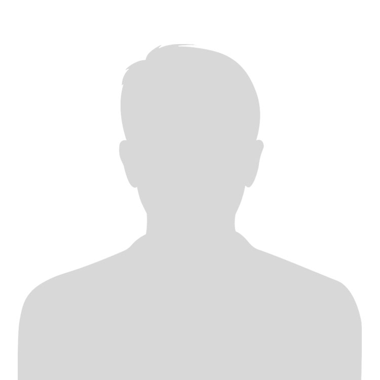 A blank headshot of a male employee